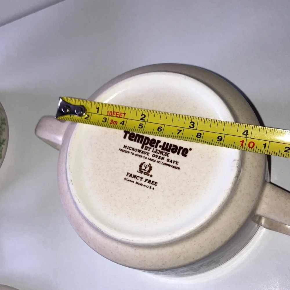 Vintage TemperWare Fancy Free Cream and Sugar‎ Serving Set